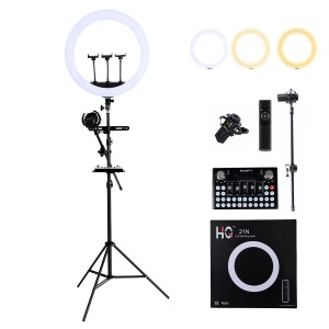 18 inch ABS+PC 2800-6800K photography 10 Gears dimming selfie tiktok ring light led