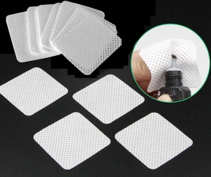 180 Pcs Eyelash Extension Glue Remove Cotton Pad Cleaning Glue Bottle Mouth Wipes Cloth Nail Art Eyelash Special Tools