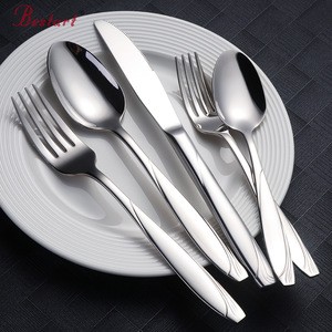 1810 hotel wedding silver cutlery set stainless steel flatware for restaurant