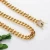Import 18K Gold Plated Stainless Steel Cuban Link Chains Chain Necklace For Men from China