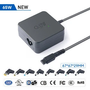 19-20V 65W Universal Power Supply Small desktop charger for Laptop, Ultrabook computer, Scanner,