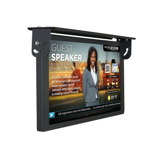 19&quot; lcd bus tv advertising screen USB playing digital signage player