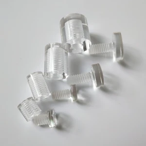 19x25mm Sign Standoff Screws Mount Glass Clear Round Acrylic Advertising Nails Polish Display