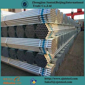 1mm thickness construction used gi steel fence tubing galvanized round pipe