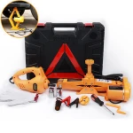 2 in 1 electric car hydraulic jack 3 Ton car jacks 12v electric scissor jack with electric impact wrench