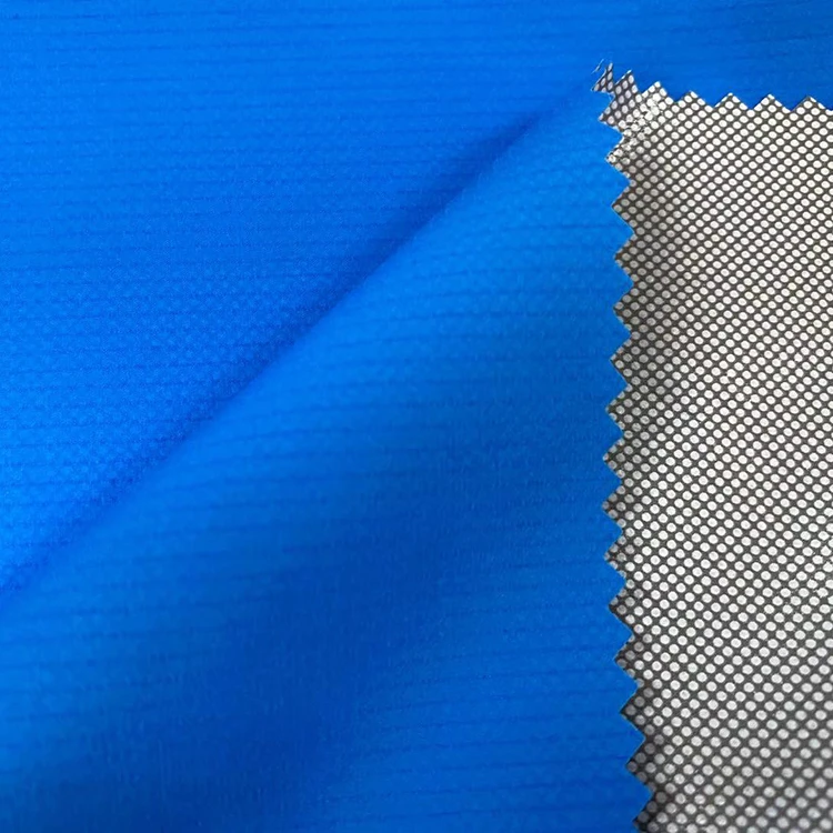 2 layers material TPU coated 90% Nylon 10% Spandex nylon stretch spandex elastane fabric
