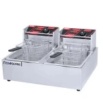 2-Tank 2-Basket Electric Fryer,electric deep fryers,industrial deep fryer.
