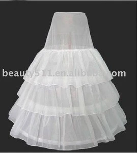 2011 new style white wedding dress petticoat