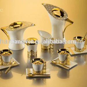 2013 Most luxurious ceramic coffee set with factory price