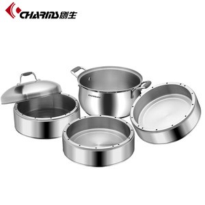 2017 Chuangsheng New Arrival Chinese Steamer Pot & High Quality 4 Layers Stainless Steel Steamer