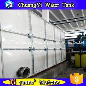 2017Professional Fiberglass Aquaculture Tank/bolts type fiberglass tank/sectional panel smc water tank