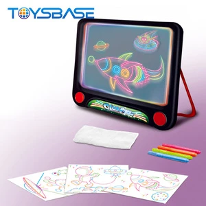 2018 3D LED Drawing Toy With Light & Kids Magic Writing Board