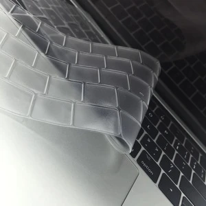 2018 cn popular products visible flexible silicone keyboards sticker cover for laptop