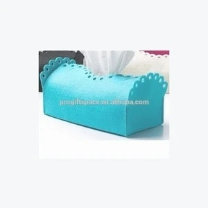 2018 hot new products  website china supplier wholesale eco-friendly felt dinner napkin box facial mini tissue box