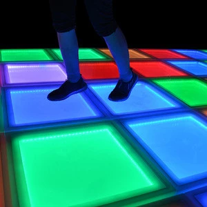 2018 modern new design sensitive ground row lighting led dance floor