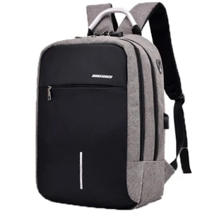 2018 School 15.6 Inch Laptop bag for Men Women USB port Water Resistant Business anti-theft bag backpack for Computer Notebook