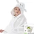 Import 2019 bamboo soft  oem hooded baby towel from China