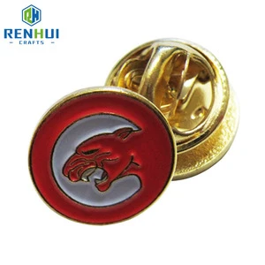 2019 maker cheap custom metal enamel manufacture men&#039;s lapel pin for clothing