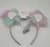 Import 2020 Daily hair accessories with bear ears for kids and girls rainbow fur Headband from China