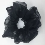 2020 Fashion Women Elastic Scrunchies Ponytail Holder Hair Accessories Chiffon Solid Color Rubber Bands Hair Tie