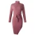 Import 2020 Hot sales Fashion Autumn And Winter Leisure Belt Long-sleeve O-neck split skirt Women Dresses from China