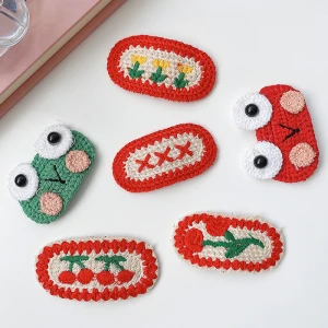 2020 Knitting Fabric Hairgrips Baby Designers Hair Clips Hair Accessories for Girls