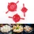 Import 2020 Latest Kitchen Tools 3-Piece Dumpling Maker Mold Press Set Plastic Dumpling Mould from China