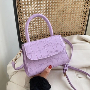 2020 New Arrival Stone Patten PU Leather Small Handbags Mini Bags for Women