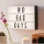 Import 2020 new battery operated DIY led desktop night lamp manufacturer advertising lights with letters light box for room decoration from China