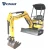 Import 2020 NEW DESIGN KINGER K-19 Earth moving machinery mini excavator with free bucket for sale from China