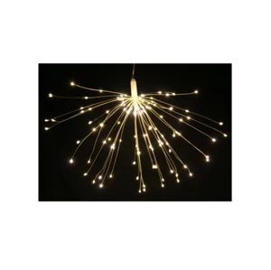 2020 New Solar Power Wedding Decoration Christmas Starburst LED Fireworks Tree String Lights for Home Decoration