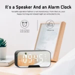 2020 Newest Portable G5 Speaker Super Bass Wireless Stereo Speakers Support TF AUX Mirror Alarm Clock In Stock Hot