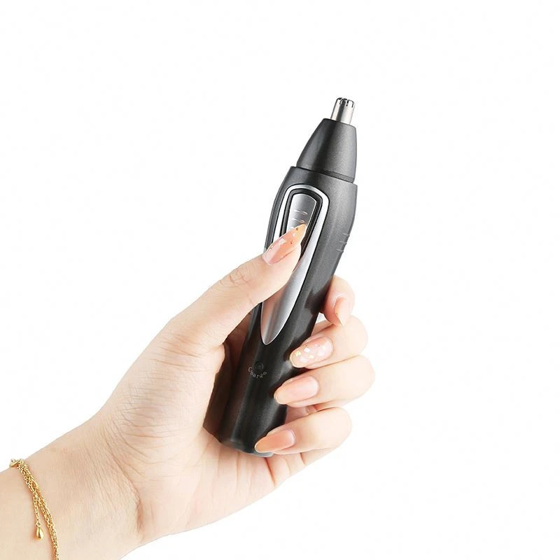 2020 Nose &amp; Ear Trimmer Haohan brand 2 in 1 Nose Hair Beard Eyebrow Rechargeable Electric Nose Trimmer Ear Shaver