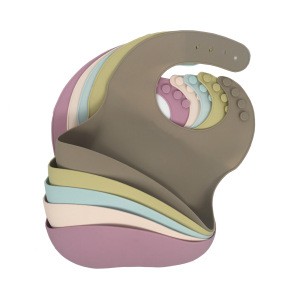 2020 Soft Non-Toxic Soft Waterproof Washable Baby Pacifier silicone Bib