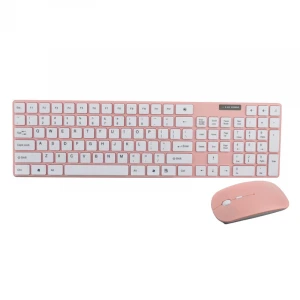 2020Cheapest 2.4G wireless optical keyboard and mouse combo Nano USB Receiver