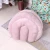 Import 2021 Super Thicken Pink Blue Cute Cat Cave Stocked Plush Round Pet Bed Cat Bed With Funny Ball from China