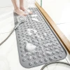 2021 Wholesale 40*100cm Hot Sale Non Slip Washable Bath Tub Mats Bath Shower Foot Mat PVC Bathroom Mat