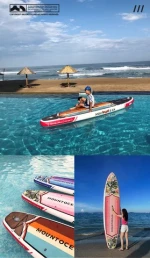 2024 OEM ODM High Quality Custom Water Sports Surfboards New Design Inflatable Stand-Up Paddleboarding for Outdoors