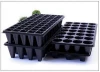 20/32/50/72/105/128/200 Cell Black PS Plastic Potted Plant Seeding Tray For Agriculture
