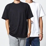 220gsm combed cotton  printable blank crewneck t shirt basic t-shirt