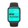 220MAH Magnetic Charging 1.75 Full Touch Screen Fitness Tracker BT Phone Music Waterproof W56 Smart Wist Watch