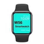 220MAH Magnetic Charging 1.75 Full Touch Screen Fitness Tracker BT Phone Music Waterproof W56 Smart Wist Watch