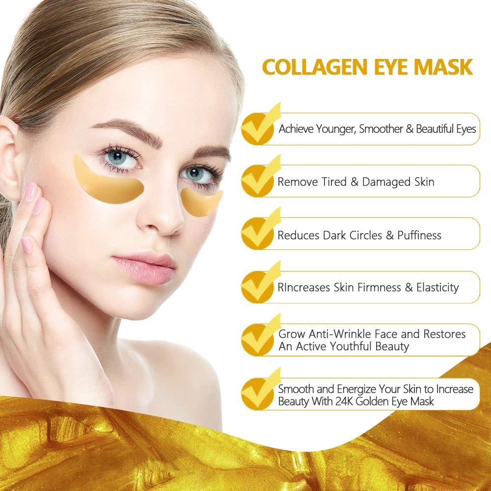 24k gold mask collagen eye mask collagen mask