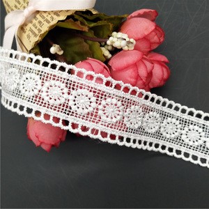 2.5cm ribbon lace embroidered lace trim