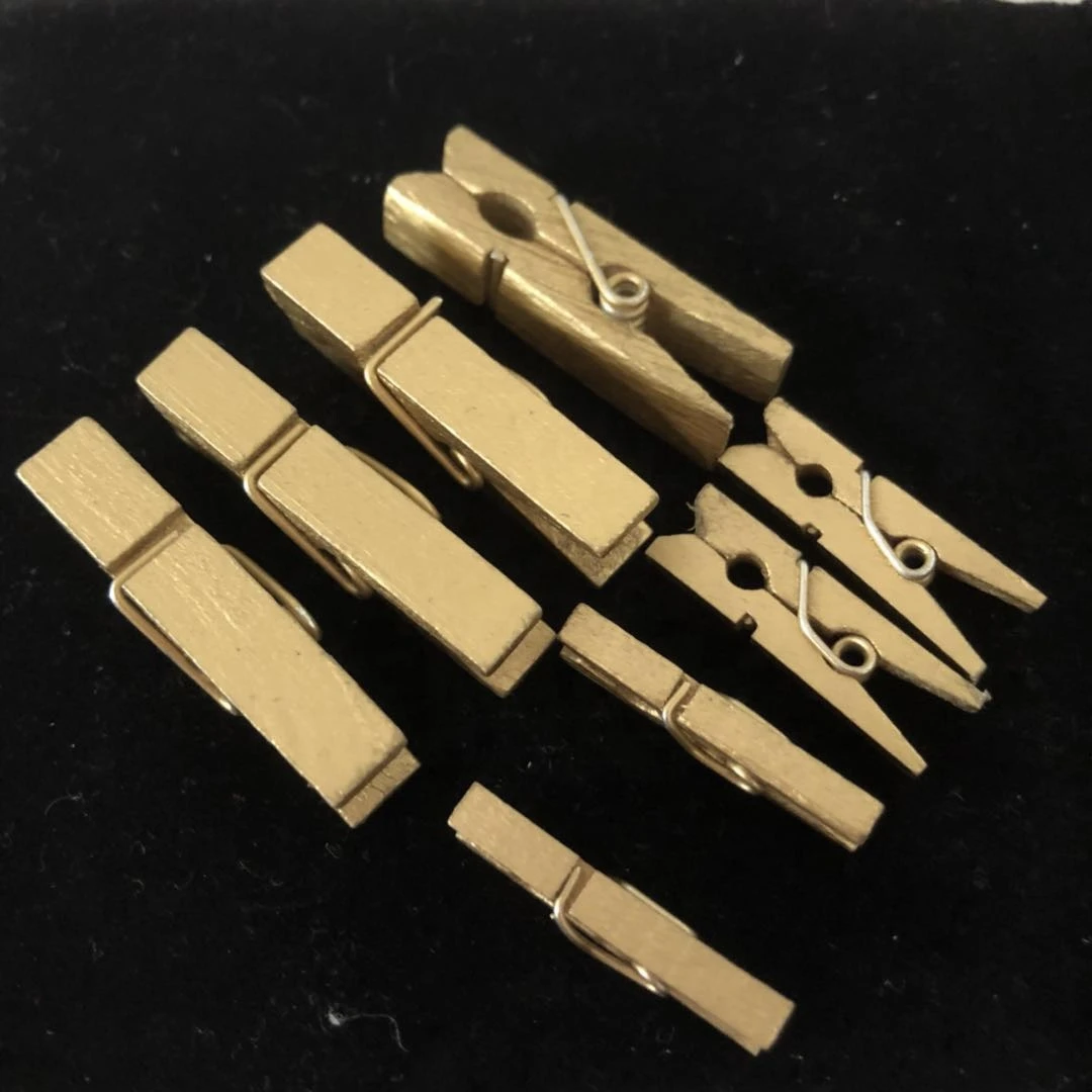25mm Mini birch wood cloth peg, wooden pegs clothes clip pegs craft clothespins christmas clip