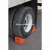 Import 280*200*200mm Loading 20 tons parking equipment car parking stopper pu rubber wheel stopper polyurethane wheel  chock from China
