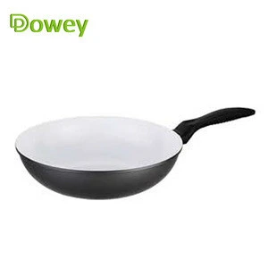 28cm 30cm induction bottom wok non stick chinese forged aluminum electrical wok