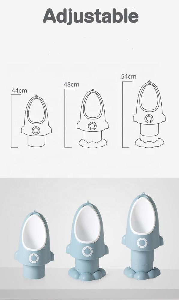 3 files adjustable rocket Potty Training Urinal for Boys baby potty Toilet portable urinal