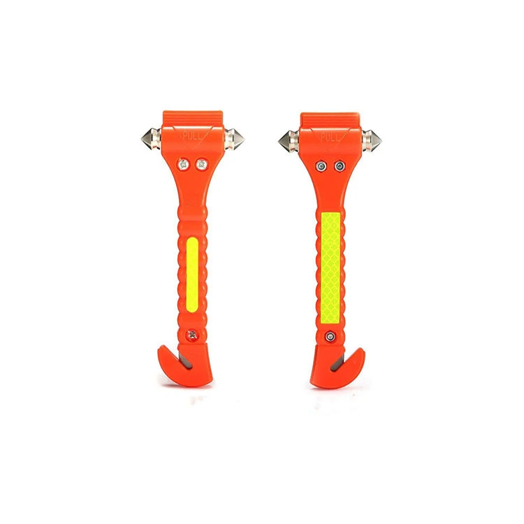 3 in 1 Emergency tools car tool auto parts keychain style glass breaker safety self rescue tools with rope cutter
