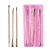 Import 3 PCS Double Headed Dual-purpose Rose Gold Stainless Steel Nail Polish Remover, Dead Skin Pushing, Small Hook Cone Nail Tool Kit from China